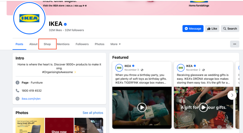 ikea social commerce example